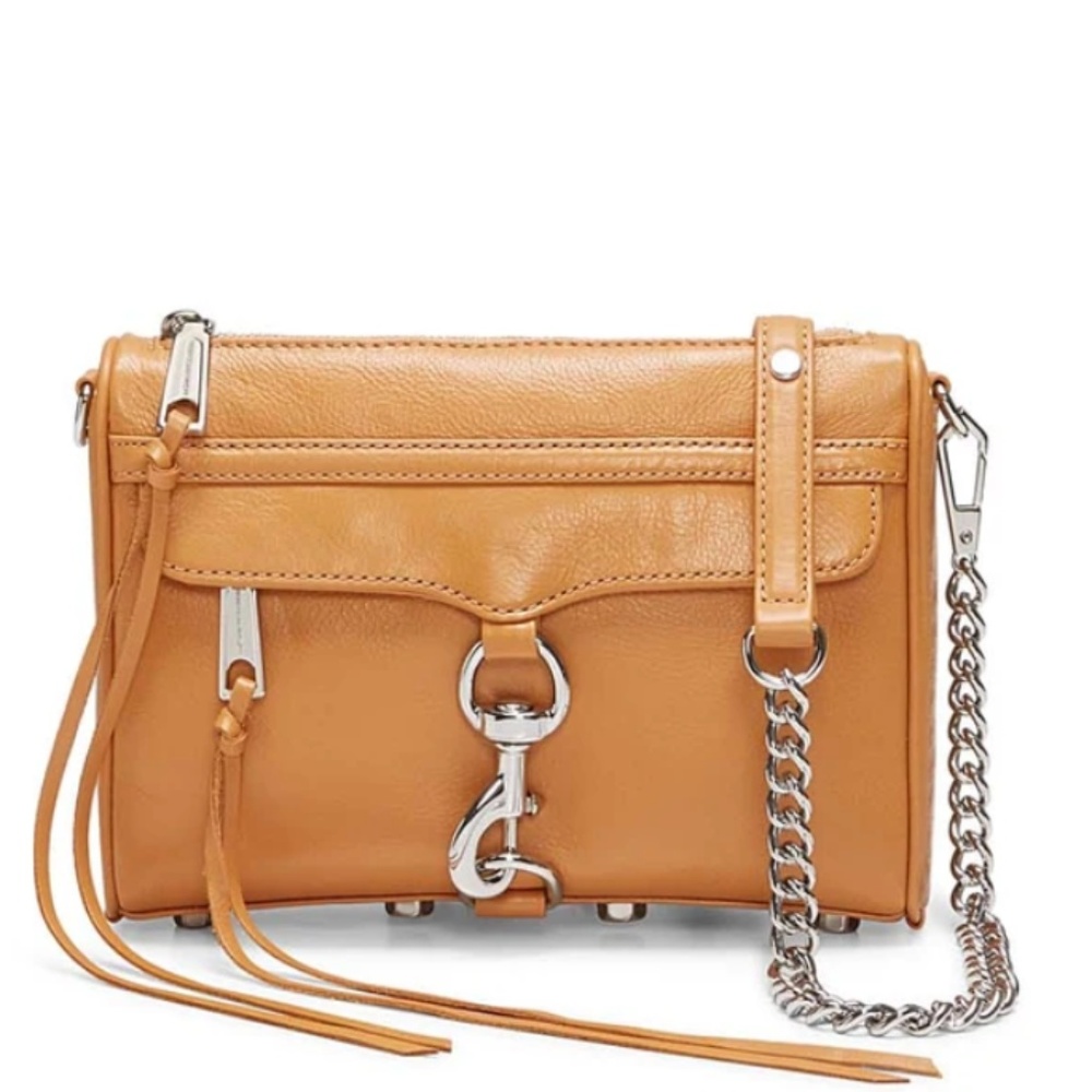 NWT Rebecca Minkoff Mini M.A.C. Crossbody - Honey